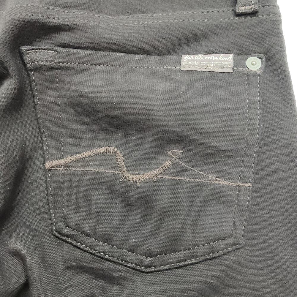 7 For All Mankind 7FAM Jeans Womens 26 Dark Brown Gwenevere Ankle Skinny Stretch - Picture 3 of 12